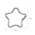 thumbnail image 2 of BESTYASH 10Ud Carabiner Estrella De Aluminio Para Llaves Y Uso Exterior Color, 2 of 7