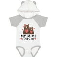 thumbnail image 3 of Inktastic My Mimi Loves Me Bear Boys or Girls Baby Bodysuit, 3 of 5