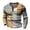 AB835 Blue, variant on Tisuna Fall T-Shirts For Mens Breathable Henley Neck Tops Men Plaid T Shirts For Casual Wear Size L