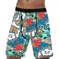 thumbnail image 2 of SJLDQY Mens Boxer Briefs Casual Graphic Y2K Boxer Briefs for Men Soft Breathable Boxer Shorts for Men, 2 of 5