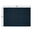 thumbnail image 5 of Mainstays Basic Polyester Chenille Noodle Bath Rug, Blue Cove, 17"x24", One Piece, 5 of 9