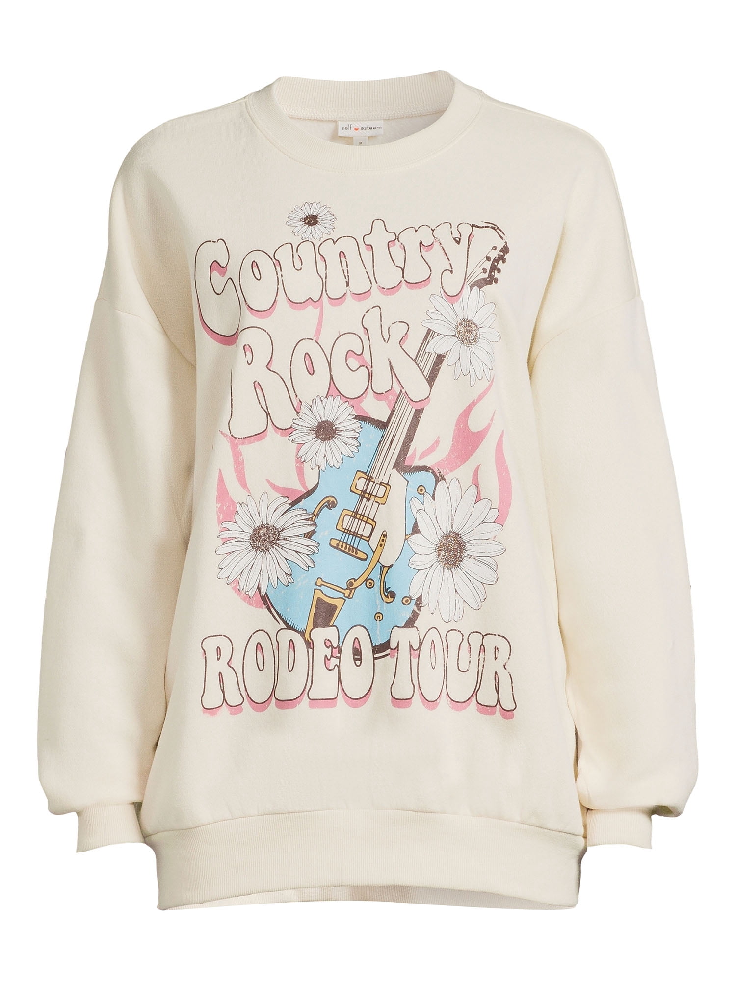 Self Esteem Juniors' Graphic Pullover Sweatshirt