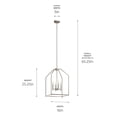 thumbnail image 6 of Madden - Light Brushed Nickel Steel Pendant Light, 6 of 8