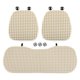 thumbnail image 1 of Funda de Asiento Completa Unique Bargains de Algodón para Autos Color Marrón con Patrón de Cuadros Universal para SUV/Furgonetas/Sedanes/Camiones 1 Juego de Cojines para Asientos Delanteros y Traseros, 1 of 6