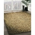 thumbnail image 3 of Ahgly Company Machine Washable Indoor Square Transitional Yellow Orange Area Rugs, 5' Square, 3 of 7