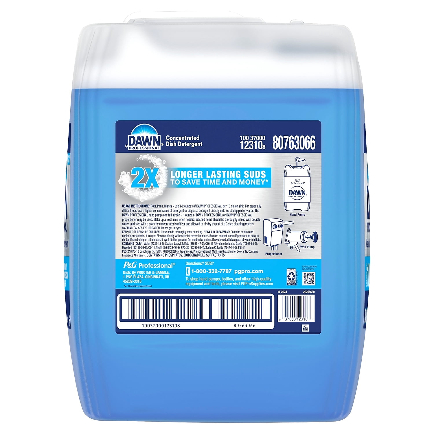 Dawn Professional Manual Pot & Pan Dish Detergent Original Scent Five Gallon Pail 02611