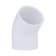 thumbnail image 2 of Charlotte Pipe &amp; Foundry PVC023091700 3 in. Schedule 40 PVC 45 deg Elbow, 2 of 4