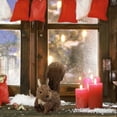 thumbnail image 5 of UEETEK 1Set Grey Squirrel Resin Craft Ornaments for Christmas and Friends, 5 of 5