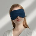 thumbnail image 6 of JikouIivo Satin Both Sides Sleep Eye Mask - 1Pcs Silk Like Sleeping Masks Warm And Cool Double-Sided Available Blindfold Eye Mask Lightweight Night Eyeshade, 6 of 8