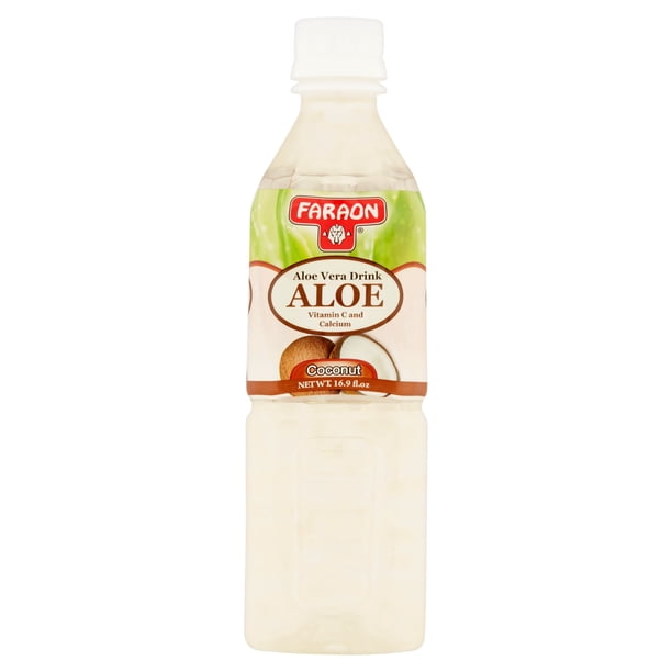 Faraon Aloe Vera Drink Healthy Faraon Coconut Aloe Vera Drink, 16.9 fl oz - Walmart.com - Walmart.com