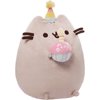 GUND Pusheen Snackables Birthday Cupcake Plush Stuffed Animal, Gray, 10.5"