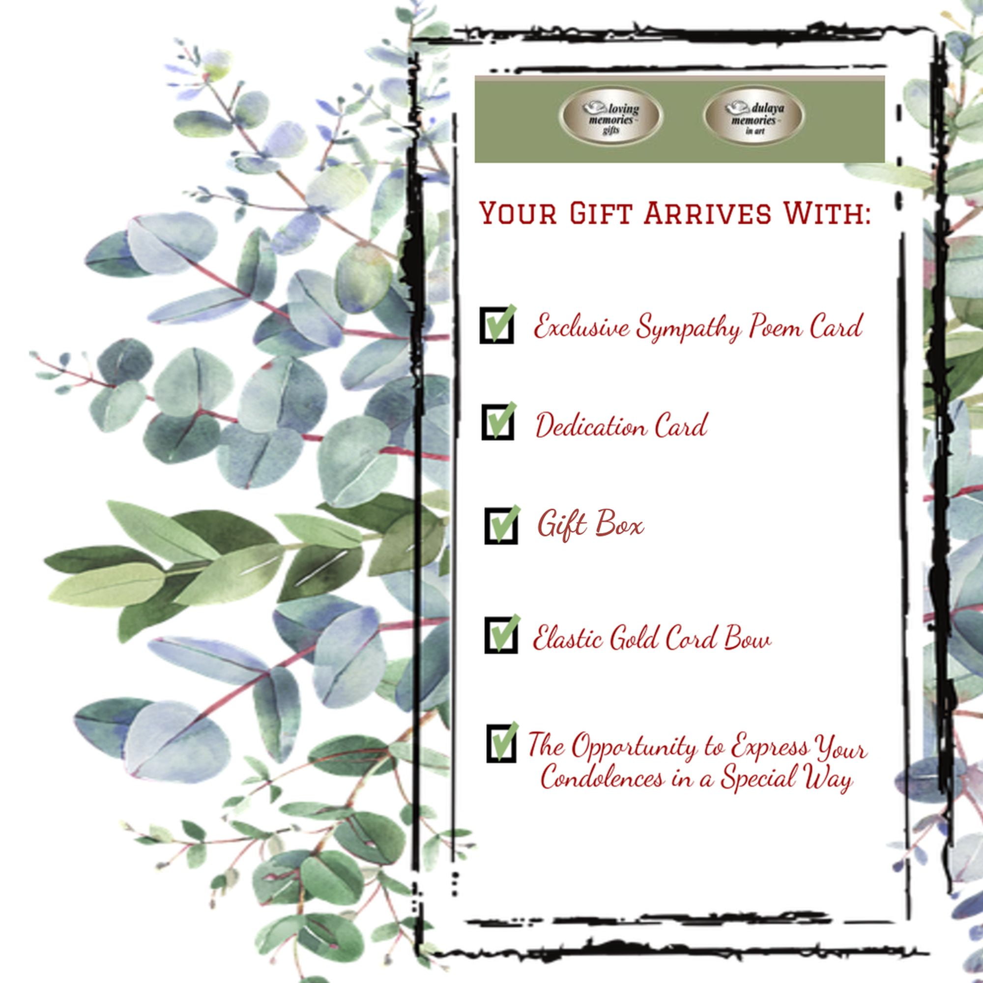Sending You An Angel Sympathy Gift Memorial Wind Chime, Gift Boxed with Condolence Card