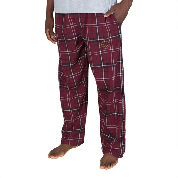 Men's Concepts Sport Maroon/Black Texas State Bobcats Ultimate Flannel Pants