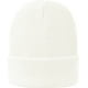 thumbnail image 5 of Gorro de punto con forro de satén para mujer, gorro de invierno para hombre, forro de seda, suave, holgado, cálido y con puños (blanco), 5 of 7