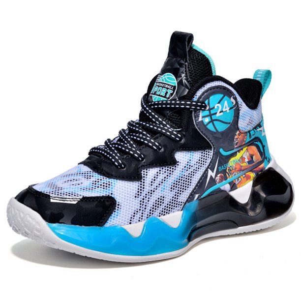 black basketball shoes for boys