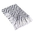 thumbnail image 1 of Design Imports CAMZ37997 Black Large Chevron Blanket Throw, 1 of 2