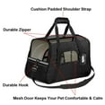 Pet Carrier Bag Airline Approved Dog Cat Comfort Travel Tote Case Sided