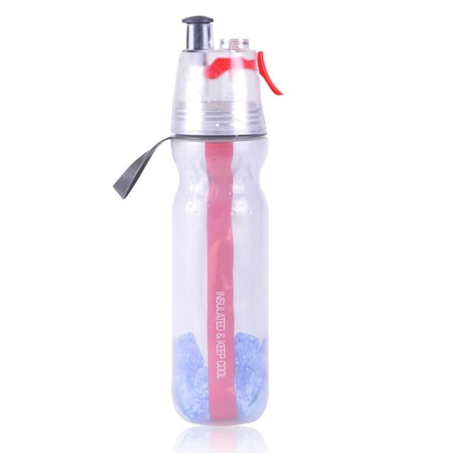 Botella De Agua Con Rociador Deportes Acuáticos Portátiles Hidratación Niebla Botella De Agua Deportiva Para Beber Y Vaporizar Taza De Rociador Portátil Para Ciclismo Camping Senderismo Al Aire Libre Vogacara OD014393-01