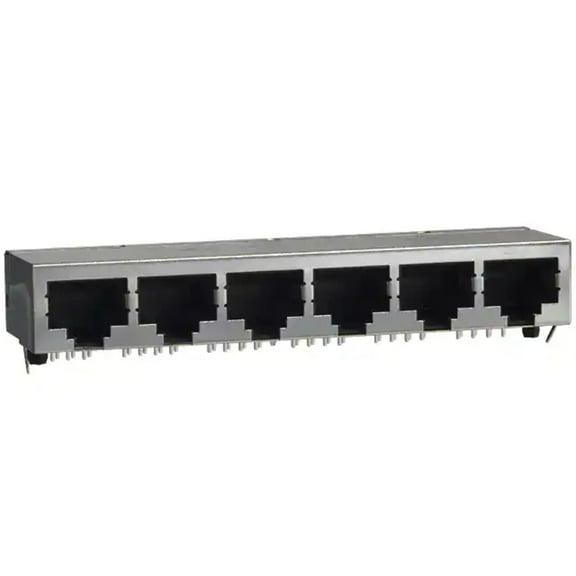557572-3 Modular Connector Jack 8P8C R/A Shielded