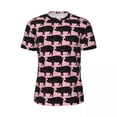 thumbnail image 4 of T Shirt For Men Animal Farm Print Running T-Shirt Cute Pink Pig Harajuku Mens Streetwear Tshirt Beac, 4 of 7