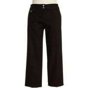 George ME - Women's Textured Cotton Crop-Length Pants