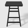 thumbnail image 2 of WestinTrends Outdoor 37" Counter Height HDPE Patio Square Bar Table, Black, 2 of 7