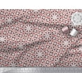 thumbnail image 2 of Soimoi Modal Satin Fabric Floral Block Print Fabric by the Yard 42 Inch Wide, 2 of 5
