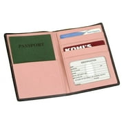 Genuine Leather Passport Currency Wallet