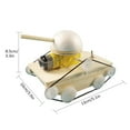 thumbnail image 3 of Amdohai Wood Tank Building Kit 3D Assemble Wooden Car DIY Four-wheel-drive Car Model Material Set, 3 of 8