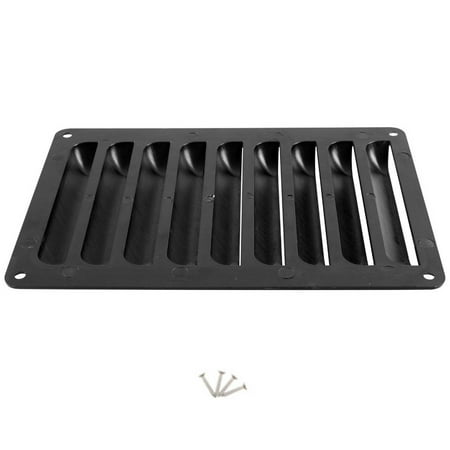 Air Vent Grille | Air Vent for RV Camper | RV Grille Vent Panel RV Air Outlet Grill Panel M5 ABS Black Universal Accessories for Yacht Bus Features: 1.Grille vent panel increases the air outlet which is more conducive to air replacement and keeps the air fresh in the car. 2.Use black to avoid looking dirty. 3.Replacement of damaged or old motorhome bus yacht vent panels. Specification: Product name:RV Grille Vent Panel Material:ABS Weight:about 111g Product size:about 21.4*14.9CM/8.42*5.86inch Product color:black Screw hole diameter:M5 Applications:At the vents of RVs yachts buses or other modified vehicles Tips:Before purchasing please carefully check the model that the product is suitable for to prevent the phenomenon of incompatibility in the later stage. Packing List: Grille Vent Panel*1 Screw*4 Note: Due to the lighting effects and shooting angles there is a color difference in the product please understand. Due to manual measurement there is a tolerance in the product size.