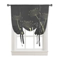 thumbnail image 2 of Yellow Color Dandelion Window Curtain for Living Room Kitchen Tie-up Roman Curtain Home Decor Balcony Blinds Drapes, 2 of 5