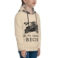 thumbnail image 3 of Kll Unisex Kids Boys Girls Hooded Pocket Pullover Hoodies-Let The Adventure Begin, 3 of 9