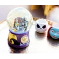 thumbnail image 3 of Disney Lights Up Nightmare Before Christmas Snow Globe, Purple, 3 of 7