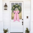 thumbnail image 7 of DefiDgd 60inch Valentine's Day Striped Ribbon Bow,Large Wreaths Ribbon Holiday Decorative Wreath Sash Bundle for Party Front Door Yard Porch Home Decoration(Pink), 7 of 7