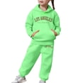 thumbnail image 7 of Toddler Outfits For Girls Sets Boys Long Sleeve Solid Warm Hoodie Pullover Tops Pants Kids Sweat Suit 6-12 Months 12-24 Months 2T 3T 4T 5T 6T 7T Gift Set 12-13 Years, 7 of 7