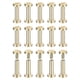 thumbnail image 1 of 30Pack Brass Chicago Screws, 15x8mm Flat Head Screw Back Binding Post Nail Stud Rivets Fastener for, 1 of 5