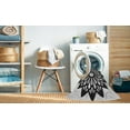 thumbnail image 2 of Ahgly Company Machine Washable Indoor Rectangle Transitional Charcoal Black Area Rugs, 2' x 4', 2 of 7