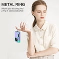 thumbnail image 4 of Funda para teléfono BENTOBEN para Samsung Galaxy Z Flip 4 5G, morado/menta, 4 of 7