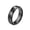 Black 6MM, variant on 6mm Unisex Tungsten Steel Domed Black Carbon Fiber Imitated Meteorite Inlaid Stackable Ring Promise Wedding Band Comfort Fit Size 11