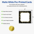 thumbnail image 3 of Avery Square Square Cards, 2" x 2", Black with Gold Specs, Matte, 3 of 10