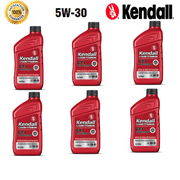 5W30 Synthetic Motor Oil 6 Quarts Kendall GT1 Liquitek