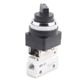 thumbnail image 1 of Hand Control Valve, Air Pneumatic Mechanical Valve 1pc Pneumatic Valve, 2-position For Home, 1 of 8