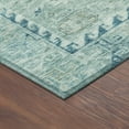 thumbnail image 3 of Addison Rugs Chantille Indoor/Outdoor Traditional Aqua Machine Washable Rectangle Rug, 10' x 14', 3 of 8