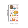 thumbnail image 2 of Easter Crafts Stickers 1 Sheets Easter Stickers for Temporary Tattoos, Glitter Stickers for Easter Egg Decor, Spring Stickers for Scrapbook, Journal, Photo Album, B, 2 of 3