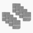thumbnail image 1 of Mainstays Basics 8pk Washcloth Set, Charcoal, 1 of 5