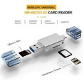 thumbnail image 4 of USB-C Type C /USB 2.0 to NM Nano Memory Card TF -SD Card Reader for Cell Phone &Amp, Laptop, 4 of 5