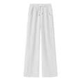 thumbnail image 2 of Women's Relaxed Fit Straight Leg Sweatpants with Elastic Waist and Pockets Comfortable Oversized Lounge Pants, 2 of 8