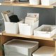 thumbnail image 3 of Kearding Caja de almacenamiento de escritorio para el hogar, baño, cocina, organizador, artículos diversos, contenedores de alimentos, nevera, caja Almacenamiento y organización del hogar Amplio Kearding HA074537-02, 3 of 6
