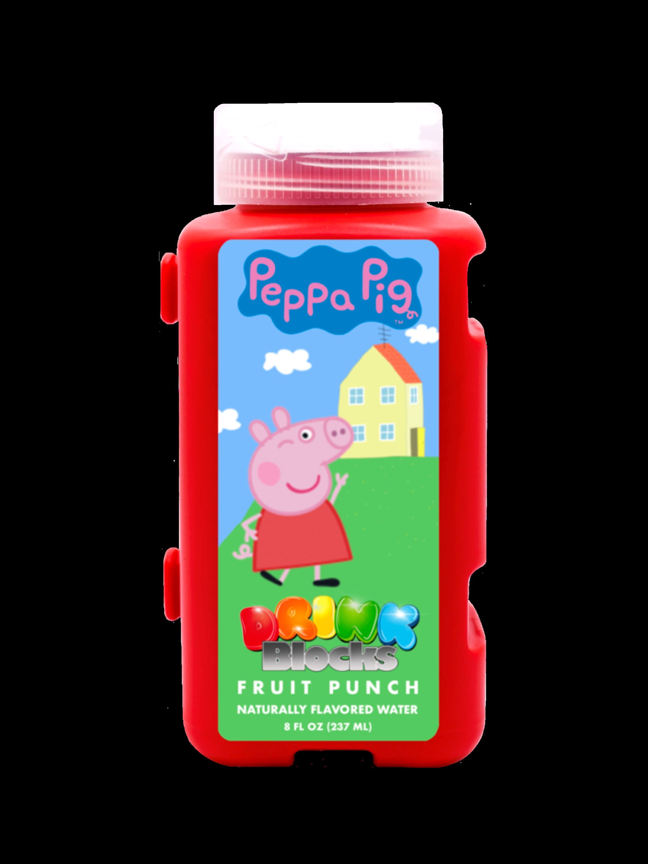 Drink Blocks Fruit Punch Naturally Flavored Water, 8 oz Bottle