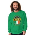 thumbnail image 3 of St Patricks Day Eire Ireland Flag Sweatshirt for Men or Women Brisco Brands S, 3 of 6